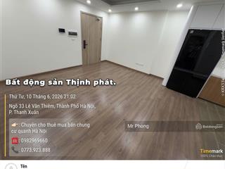 Siêu phẩm! cho thuê căn hộ handico 33 lê văn lương 3 pn căn hoa hậu giá 17 triệu/tháng