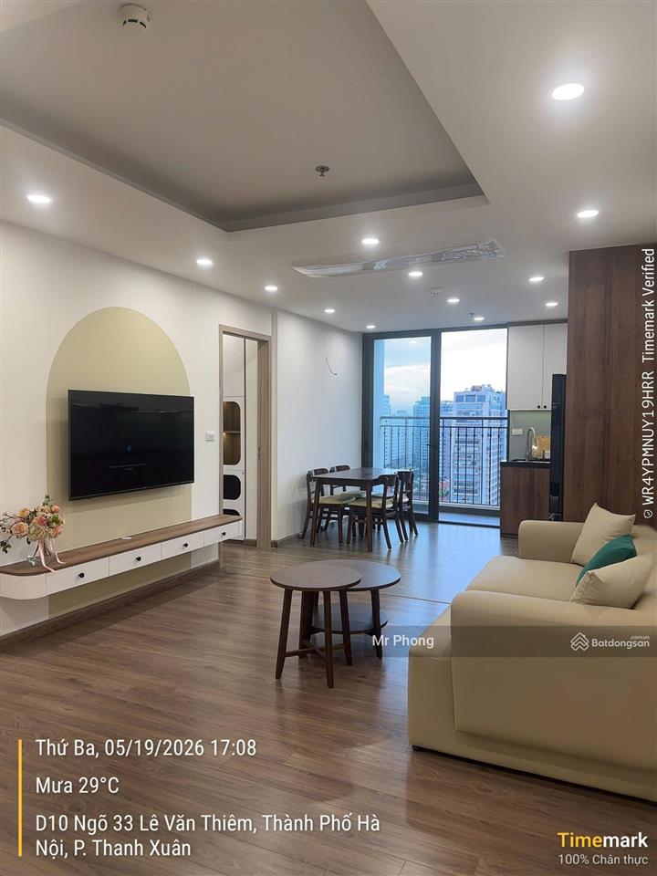 Hiếm! cho thuê căn hộ n04 hoàng đạo thúy 2 phòng ngủ full đồ đẹp giá chỉ 17 triệu/tháng