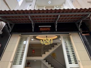 Nhà mới 1 trệt 2 lầu st 3pn 3wc  hẻm 241 tân hoà đông  quận 6