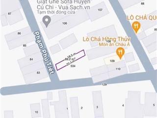 Đất full thổ vị trí đẹp trung tâm thị trấn củ chi sầm uất giá mini!!