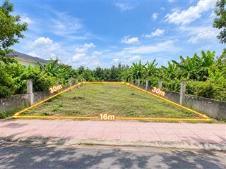 Bán lô đất gia đình 16x30m mặt tiền đường nguyễn thị triệu, kp2, trung tâm thị trấn củ chi