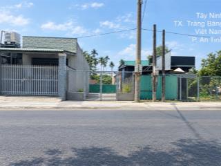 Cắt lỗ bán gấp lô đất mặt tiền nhựa 10m đẹp trung tâm an tịnh, trảng bàng