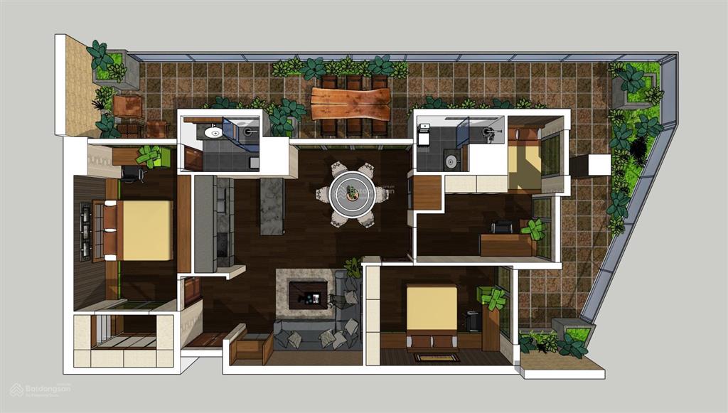 Chính chủ bán căn hộ cc the one complex, 85 triệu vnd/m2 , 150m2, 3pn, 2wc, giá tốt