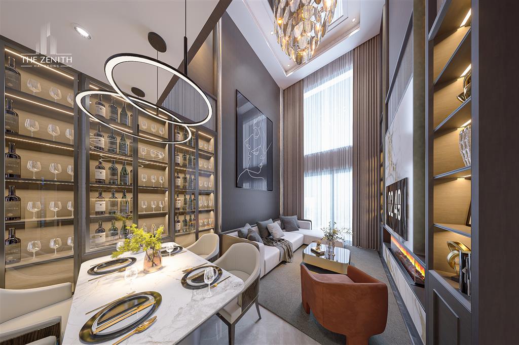 DUPLEX THÔNG TẦNG 118m² VIEW BỂ BƠI TẠI THE ZENITH – CHỈ 5,115 TỶ