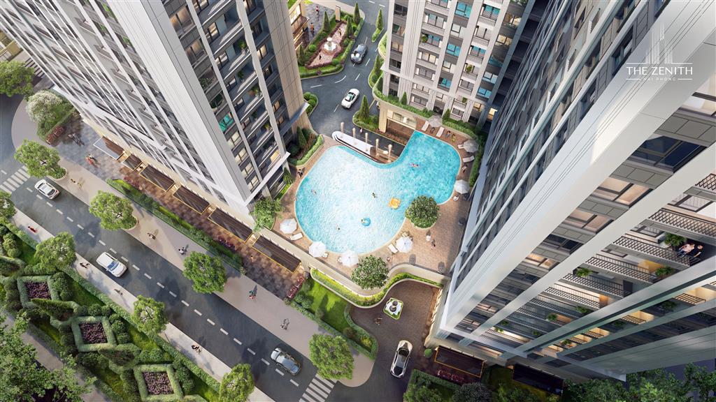 CĂN KHỐI ĐẾ VIEW QUẢNG TRƯỜNG ĐẸP NHẤT THE ZENITH HẢI PHÒNG, NHANH TAY THÌ CÔN