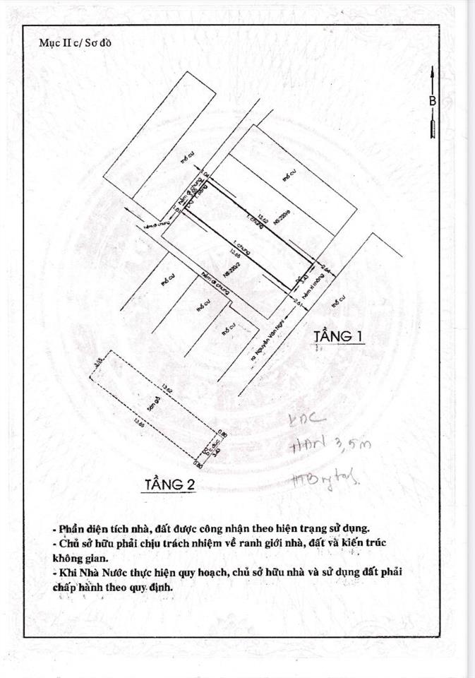 Bán nhà hxh vị trí đẹp, đường nguyễn văn nghi chỉ cách mặt tiền đường chính 20m