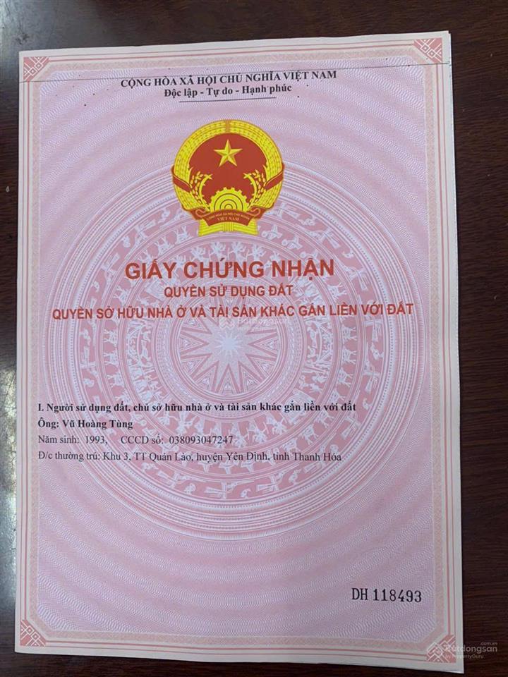 Xã yên trường  thanh hoá  bán nhanh đất nền giá đẹp