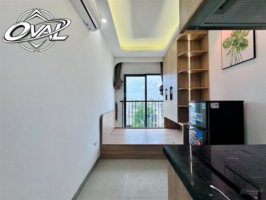 Căn hộ studio bancol nhỏ gọn  full nội thất máy giặt riêng  đầy đủ tiện nghi thang máy