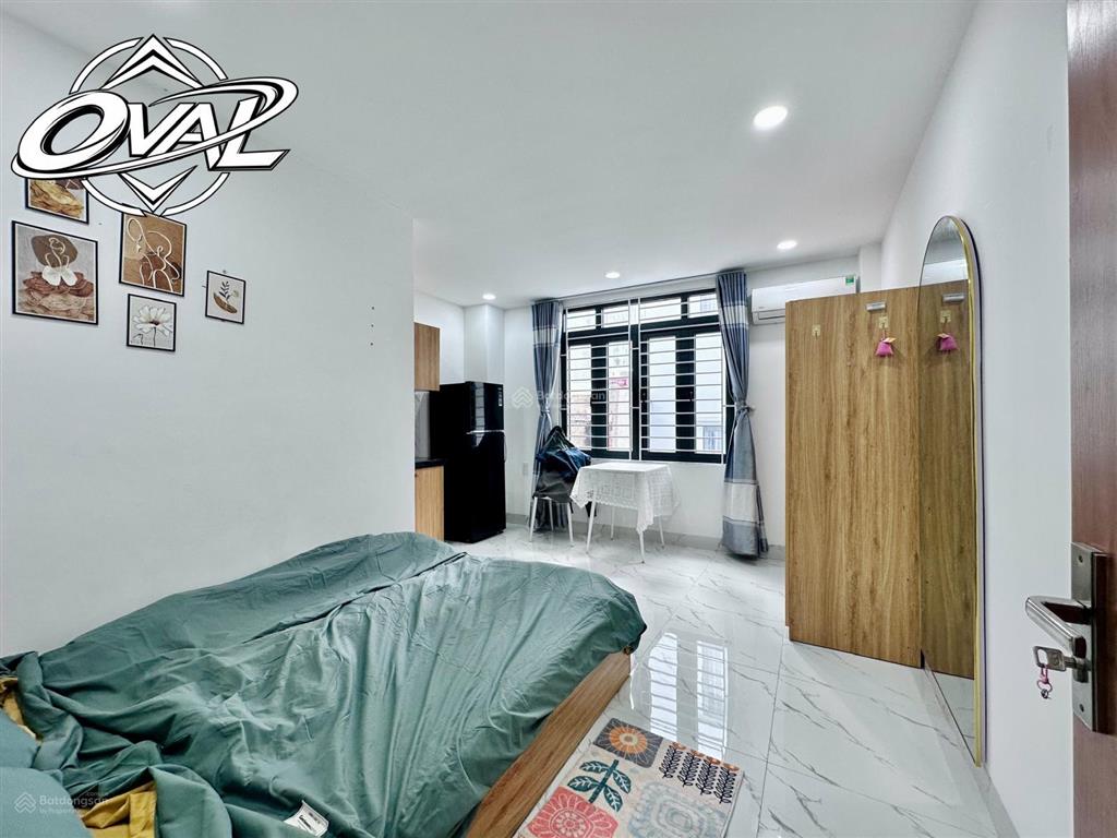 Căn hộ studio cửa sổ trời full nội thất  sạch sẽ  nhà mới