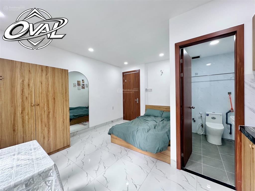 Căn hộ studio cửa sổ trời full nội thất  sạch sẽ  nhà mới