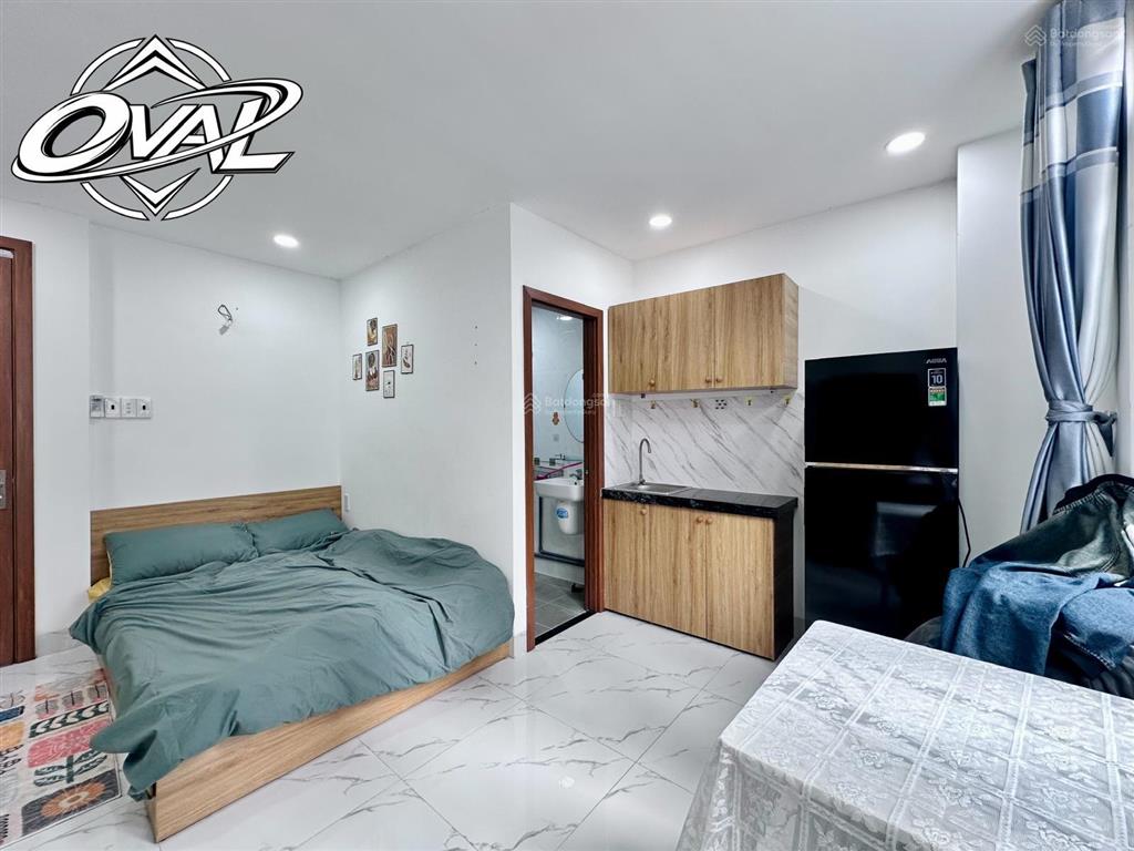 Căn hộ studio cửa sổ trời full nội thất  sạch sẽ  nhà mới