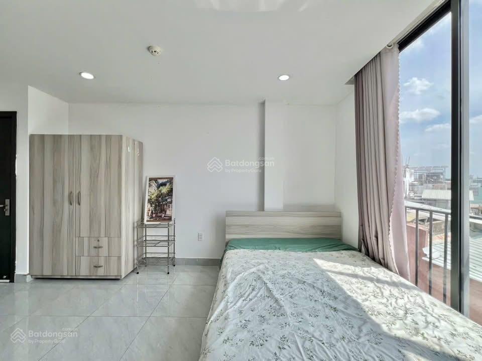Căn hộ studio ban công thoáng  full nội thất  mới xây ngay công viên làng hoa  chợ hạnh đông