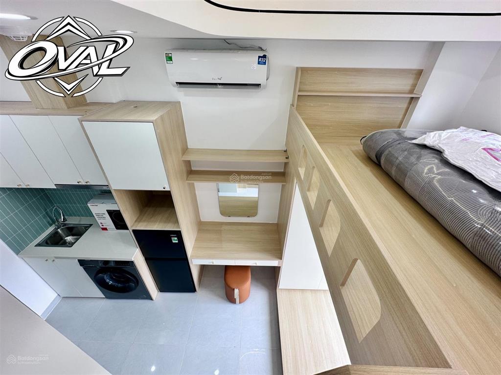 Căn hộ duplex mới xây  full nội thất có máy giặt riêng  ngay emart phan huy ích