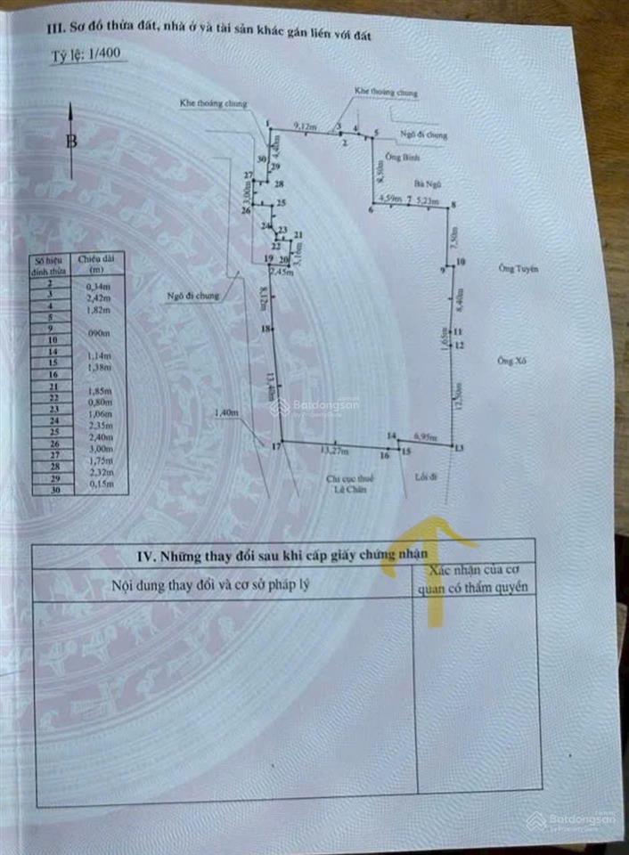 Bán đất 770m phố tô hiệu  lê chân