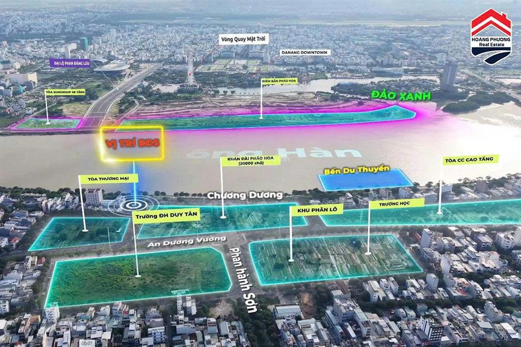 Bán quỹ đất vàng 3,6ha mặt tiền chương dương đà nẵng  vị trí chiến lược, pháp lý chuẩn hoàn thiện.