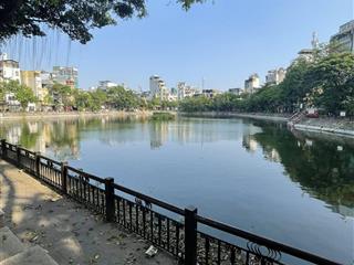 Bán tòa nhà view mặt hồ văn chương dt 137/150m x 10t x mt 8,1m giá 105 tỷ có thương lượng