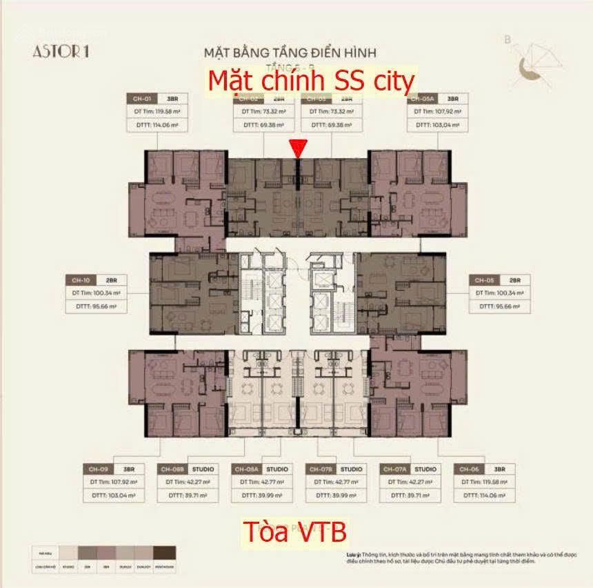 Bán căn hộ dự án maison privee chhs capitaland tại ciputra tây hồ căn hộ giá rumor từ 198 tr/m2