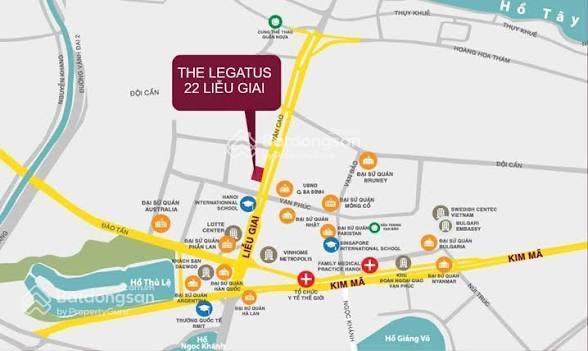 The legatus 22 liễu giai  quỹ hàng ngoại giao giữa lòng thủ đô
