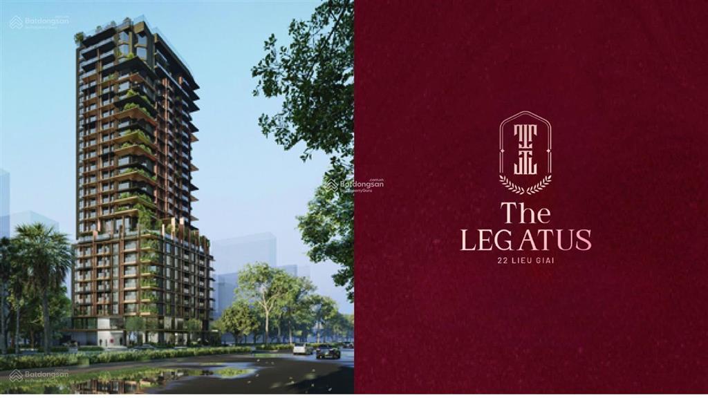 Không gian rộng giữa trung tâm ba đình căn hộ the legatus 22 liễu giai căn 2pn+ 103m²