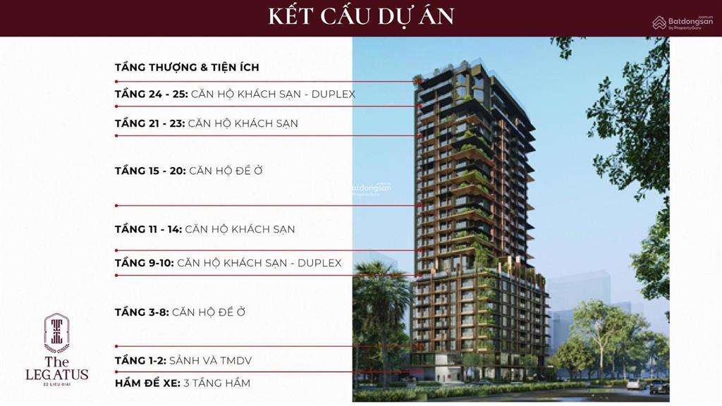 Không gian rộng giữa trung tâm ba đình căn hộ the legatus 22 liễu giai căn 2pn+ 103m²