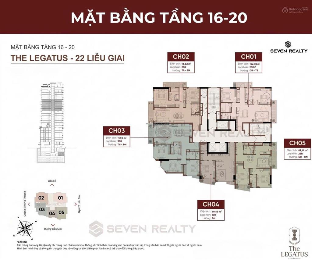 Căn hộ the legatus 22 liễu giai sở hữu tâm điểm, nâng tầm đẳng cấp sống
