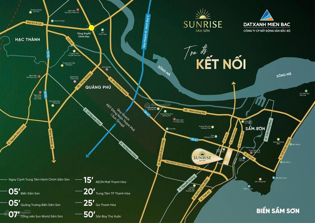 Nhà liền kề ngay cạnh ủy ban phường sầm sơn  gần đường ven biển, sunworld