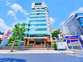 Cho thuê toàn bộ toà nhà vp góc 2mt đường trần nhật duật, q1. 1 hầm 11 tầng,3000m2 sàn,2 thang máy