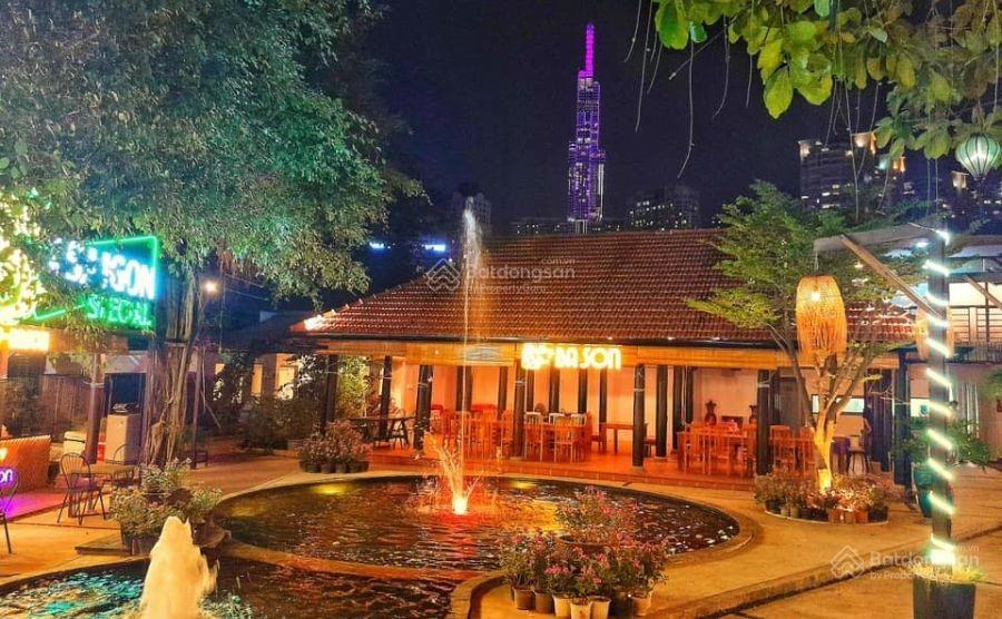Cho thuê nhà mặt tiền sân vườn đường nguyễn hữu cảnh, phường 22, quận bình thạnh