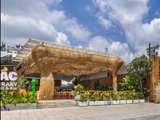 Cho thuê mặt bằng kinh doanh đường quốc hương, thảo điền, quận 2. dt 18x30m, cn 215m2