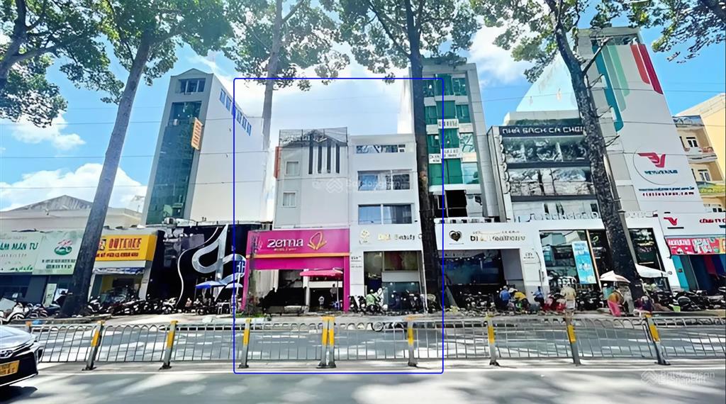 Cho thuê nhà mặt tiền đường nguyễn thị minh khai, quận 1. dt 8x25m. hầm trệt 4 lầu