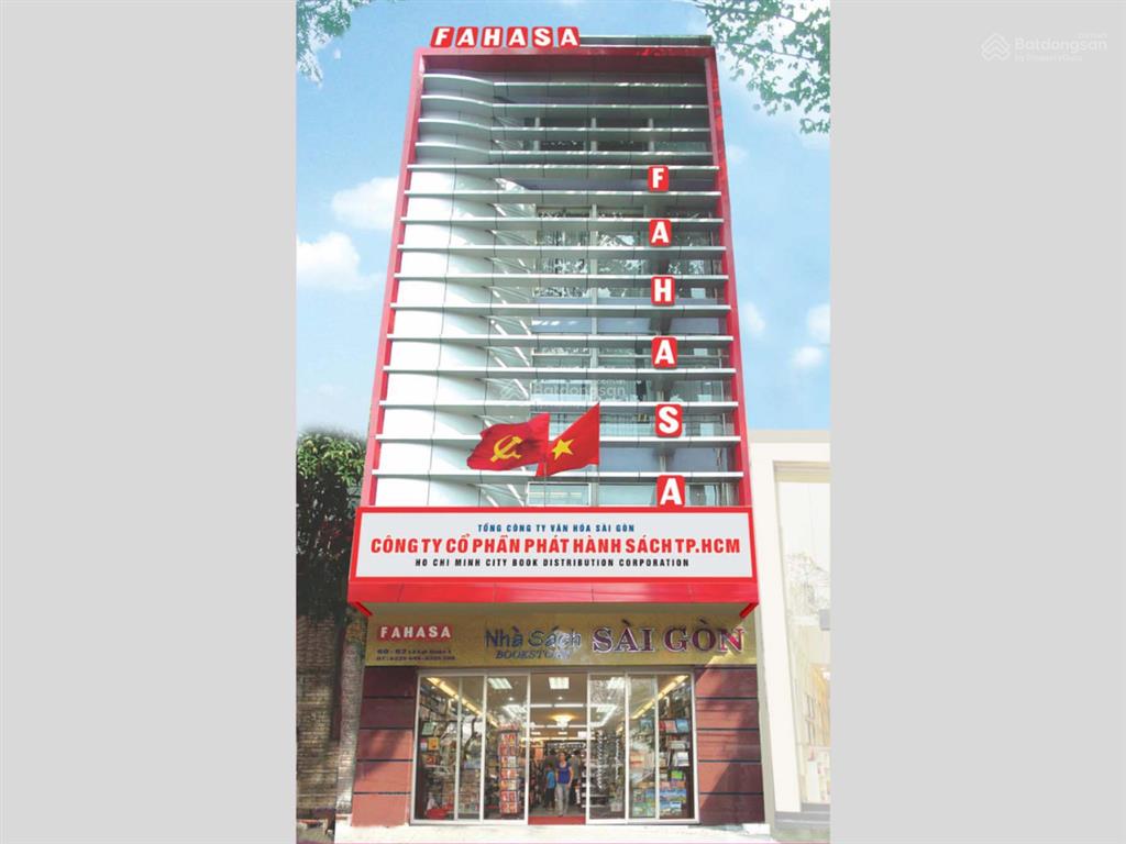 Cho thuê tòa nhà đường lê lợi, bến nghé, quận 1. dt 10x20m. 1 trệt 6 lầu thang máy