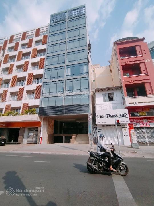 Cho thuê nhà mặt tiền đường lý tự trọng, quận 1. dt 10x25m. hầm trệt 7 lầu
