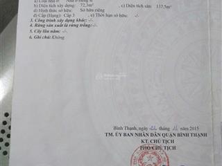 Chính chủ 166,2m2 thổ cư  bình quới, p. 28, bình thạnh  giá cực tốt