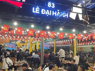 SANG NHƯỢNG NHÀ HÀNG/QUÁN NHẬU LẮC KÊU – 83 LÊ ĐẠI HÀNH, ĐÀ NẴNG