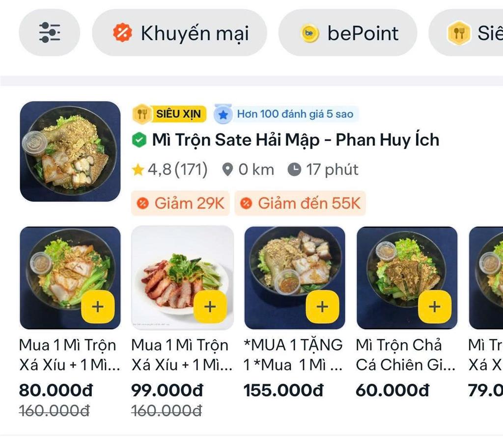 SANG NHƯỢNG QUÁN MÌ TRỘN KÈM TRẠM SẠC XE ĐIỆN – GIÁ TỐT Vị trí: Mặt tiền đường Phan Huy