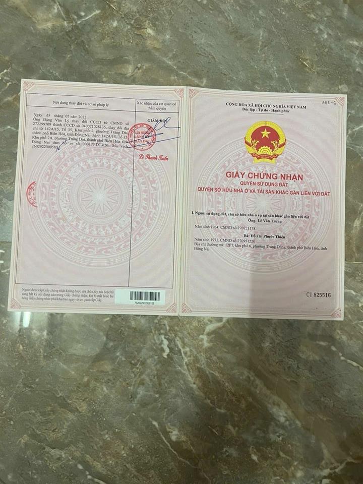 BÁN (HOẶC CHO THUÊ) CĂN NHÀ LÔ GÓC 2 MẶT TIỀN ĐƯỜNG N1, D2D VÕ THỊ SÁU – TRUNG TÂM BIÊN