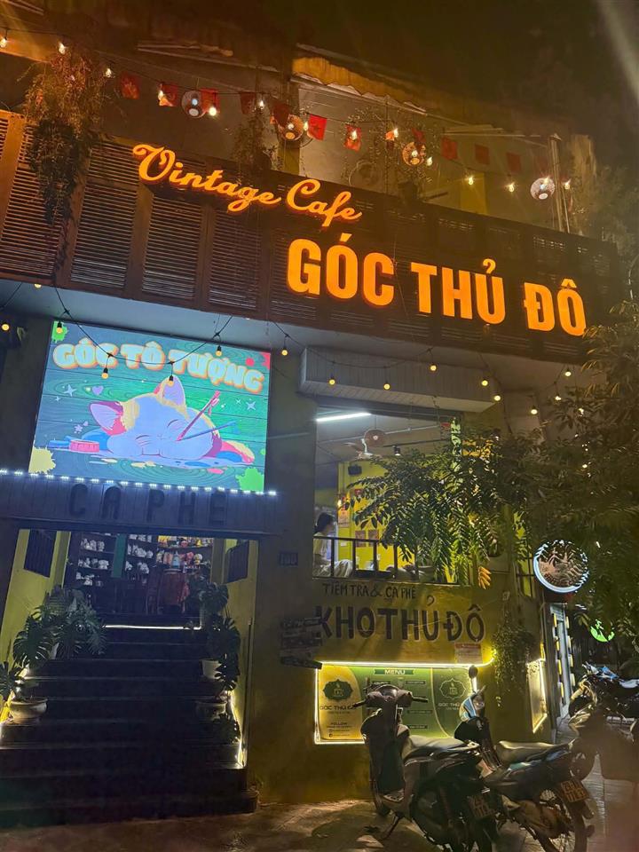 GÓC THỦ ĐÔ - VINTAGE CAFE Địa chỉ: 160 Nguyễn An Ninh, phường Tương Mai, quận Hoàng Mai,