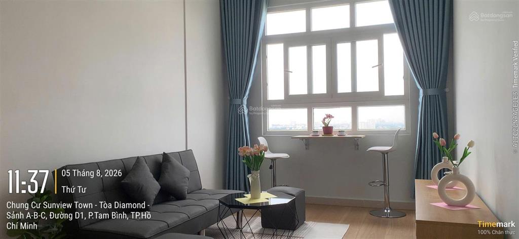 Cho thuê căn hộ sunview town có sẵn nội thất giá chỉ 7tr/tháng