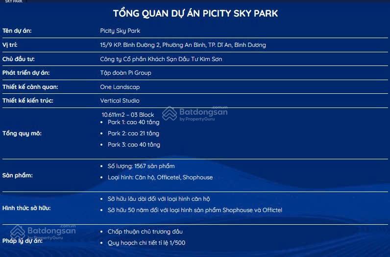 Chuyển nhượng hđmb officetel picity sky park 49,66m2  giá 2,5 tỷ (còn thương lượng)