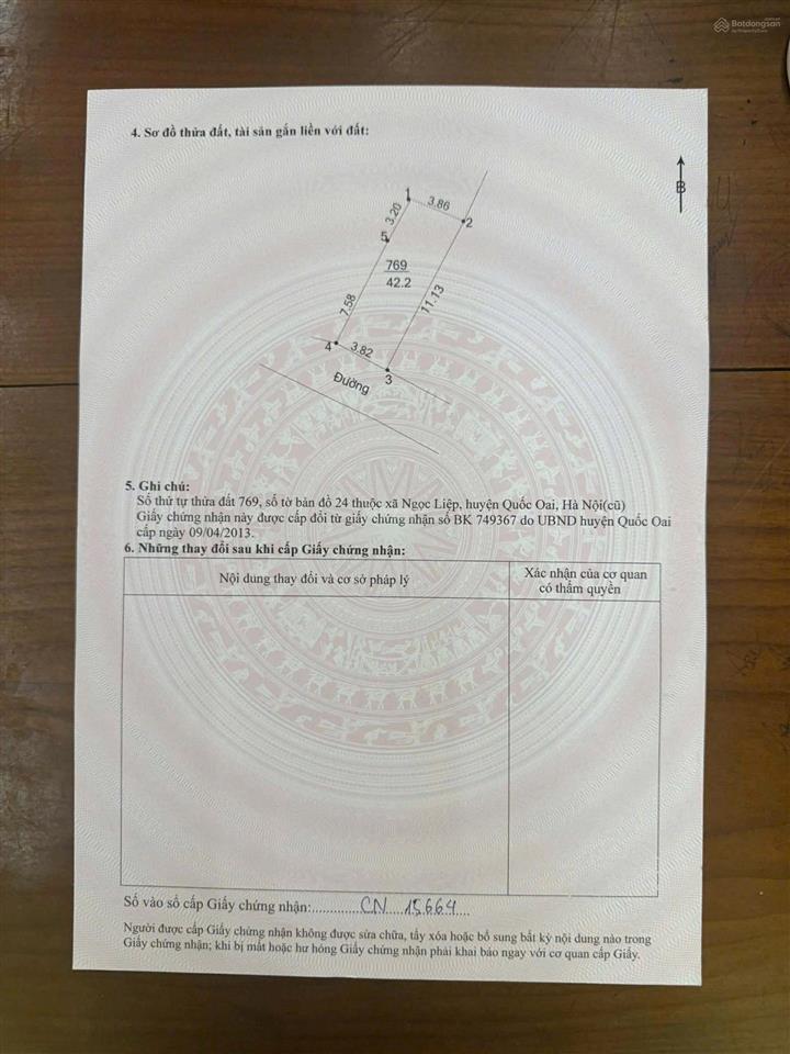 Bán 42m2 đất đồng bụt kiều phú sát 4 trường đại học lớn  0961 139 ***