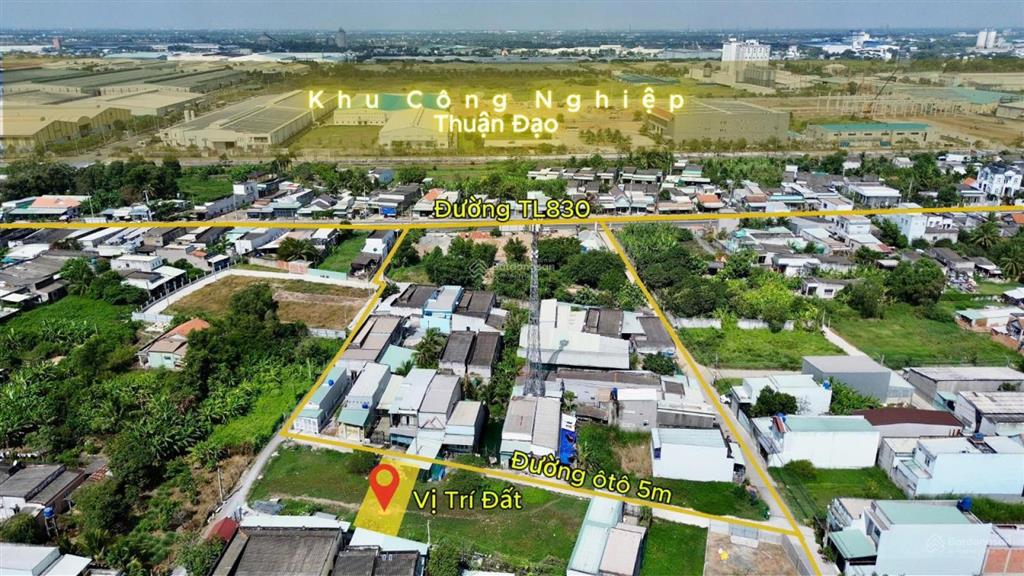 Bán đất khu dân cư phúc giang85m2 tại xã long định, 1,08 tỷ, hai mặt tiền đẹp, giá cực chất