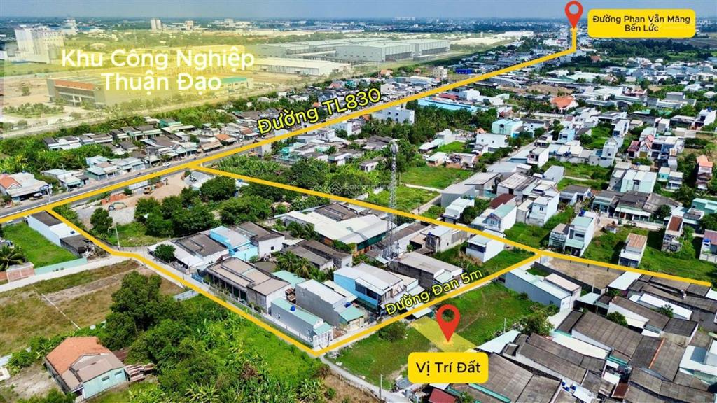 Bán đất khu dân cư phúc giang85m2 tại xã long định, 1,08 tỷ, hai mặt tiền đẹp, giá cực chất