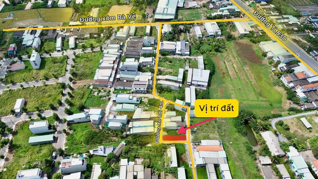 Nền 3 mặt tiền xóm bà vệ ngay kcn thuận đạo vừa ở vừa ra tiền