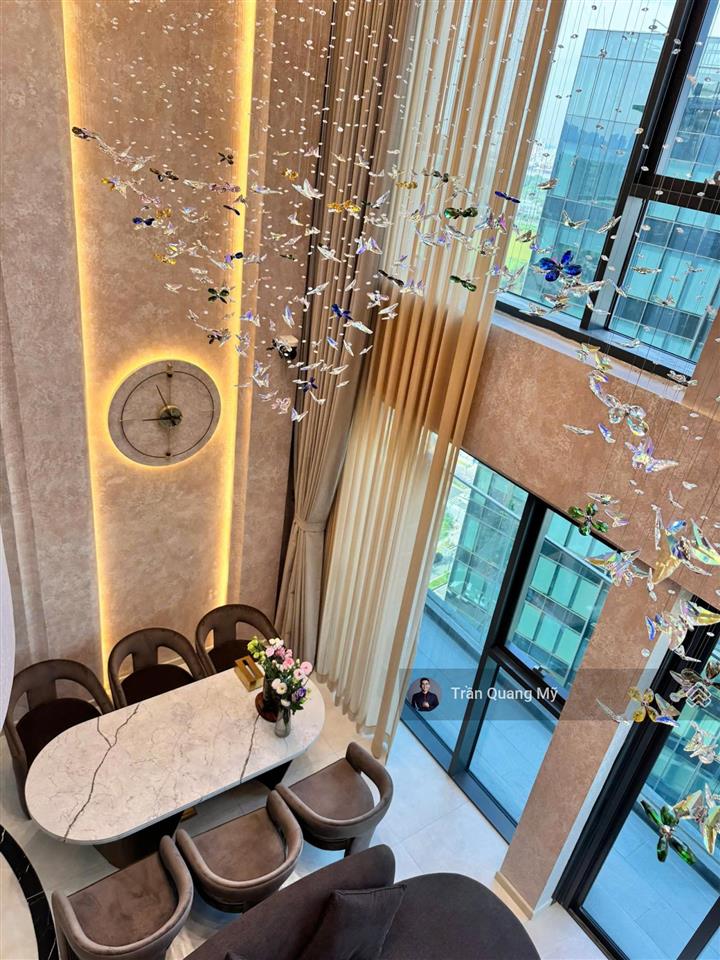 The crest cho thuê loft 3pn nội thất thiết kế đầy đủ tiện nghi 140tr/tháng