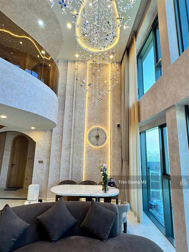 The crest cho thuê loft 3pn nội thất thiết kế đầy đủ tiện nghi 140tr/tháng