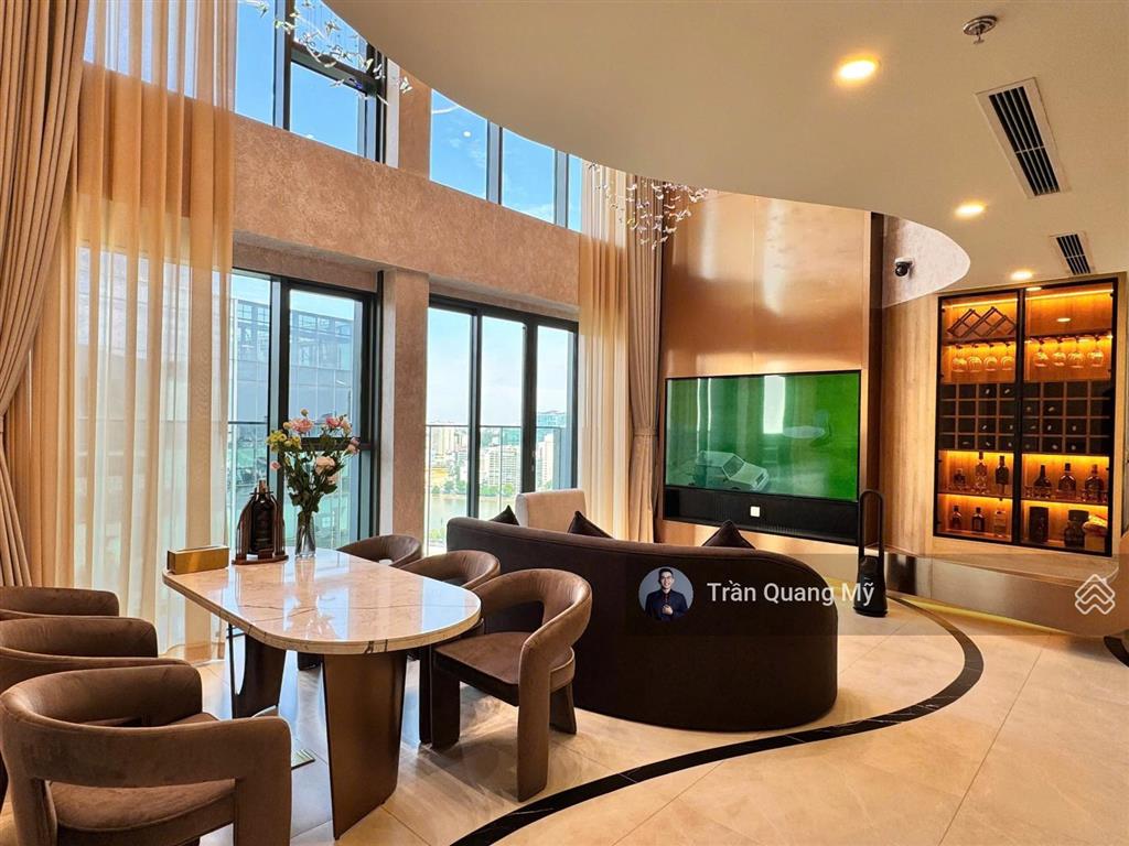 The crest cho thuê loft 3pn nội thất thiết kế đầy đủ tiện nghi 140tr/tháng