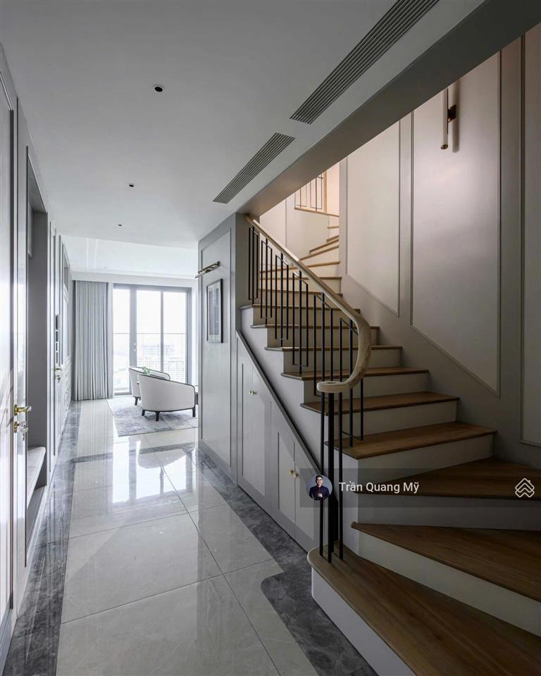 The crest cho thuê căn hộ loft thông tầng, diện tích rộng đầy đủ nội thất 145tr/tháng