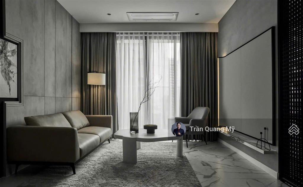 The crest cho thuê căn hộ 2pn + 1 diện tích lên tới 115m2, nội thất thiết kế chỉ 69 tr/tháng