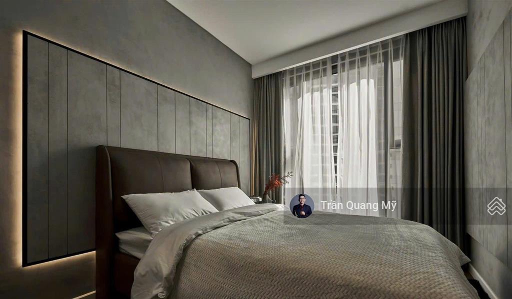The crest cho thuê căn hộ 2pn + 1 diện tích lên tới 115m2, nội thất thiết kế chỉ 69 tr/tháng
