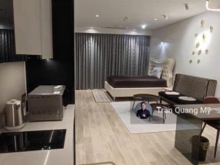 Studio cho thuê nội thất đầy đủ tại crest, chỉ xách vali vào ở, giá 35tr/tháng